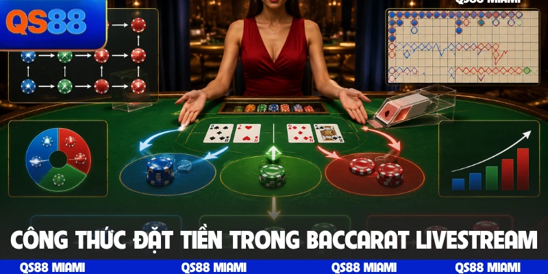 Công thức đặt tiền trong Baccarat Livestream
