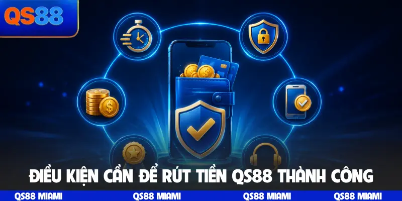 Điều kiện cần để rút tiền QS88 thành công