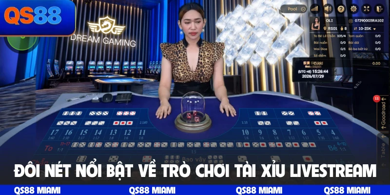 Đôi nét nổi bật về trò chơi Tài Xỉu Livestream