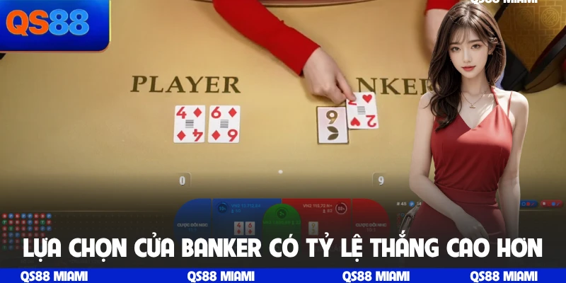 Lựa chọn cửa Banker có tỷ lệ thắng cao hơn
