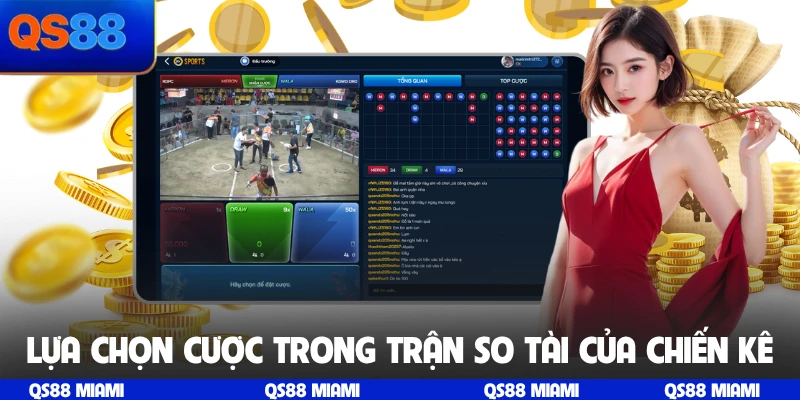 Lựa chọn cược trong trận so tài của chiến kê