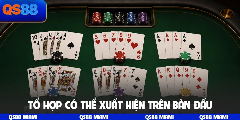 Tổ hợp có thể xuất hiện trên bàn đấu